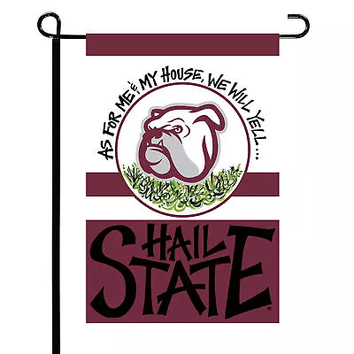 Mississippi State Bulldogs 12  X 18  Mascot Double-Sided Garden Flag • $14.99