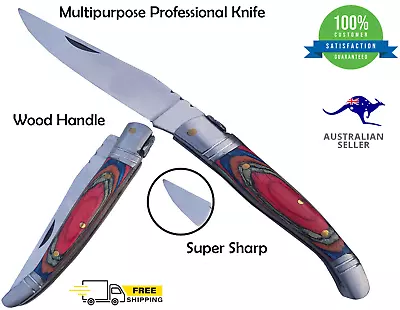 HEXAPRO Knife Folding Opening Pocket Knife Hunting Camping Survival Fishing • $12.99