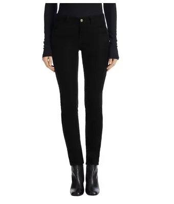 J Brand 910 Low Rise Skinny Pant Black Corduroy Size 25 • $29.99