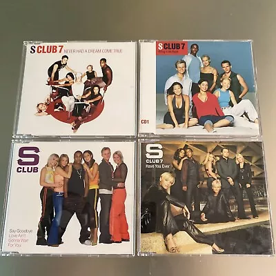 S Club 7 🇬🇧 IMPORT 4 LOT- Never Had A Dream Come True/Bring Back/Have You Ever • $32.99