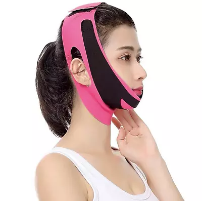 V-Line Chin Lift Up Slimming Mask Cheek Belt Face Slim Strap Band • £3.49