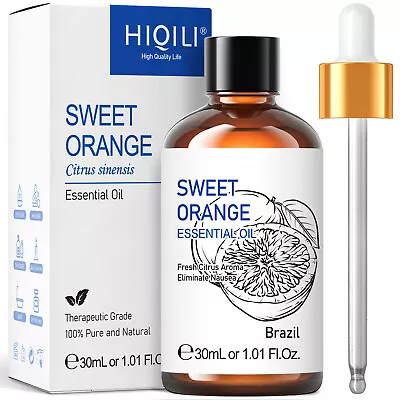 HIQILI Sweet Orange Essential Oil 100% Pure Aromatherapy Diffuser Skin Candle • $7.99