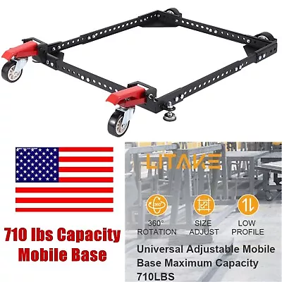 Heavy Duty 710 Lbs Capacity Universal Mobile Base Tools Machines Swivel Wheels • $58.23