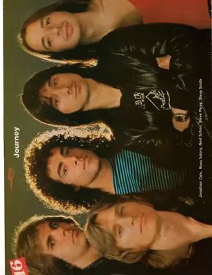 Journey Pinup Jonathan Cain Ross Valory Steve Perry Smith Matt Dillon Picture  • $4