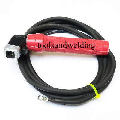 M.M.A. Manual Metal Arc Welding Leads 175A-290Amp 16mm 25mm 35mm Cables 4M • £22.79