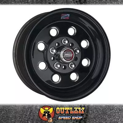 Weld Wheel Draglite 15  X 10 X3.5  Rs Fits Ford Fits Chev Black - We90b-510346 • $993.05