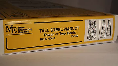 HO Micro- Engineering #75-169 TALL STEEL VIADUCT TOWER OR TWO BENTS HO & HOn3  • $16.65