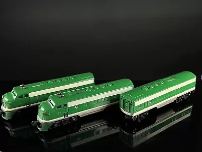A7 Lot Of 3 Green 2343  Lionel Diesel Locomotive Post War O Gauge • $102.50