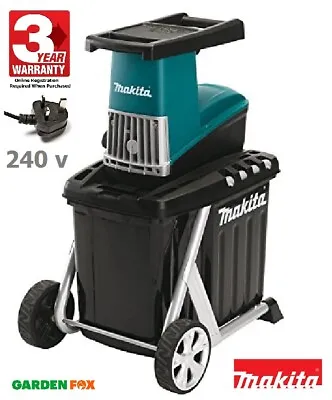 New Makita UD2500 240V Mains Electric Garden Shredder UD2500 0088381643818 ZTC • £289.97