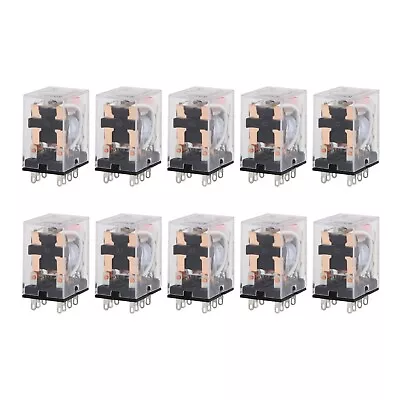 10 Pcs AC 220V Coil Power Relay 8 Pin Replacement For Omron MY2NJ MY2N-J • $25.99