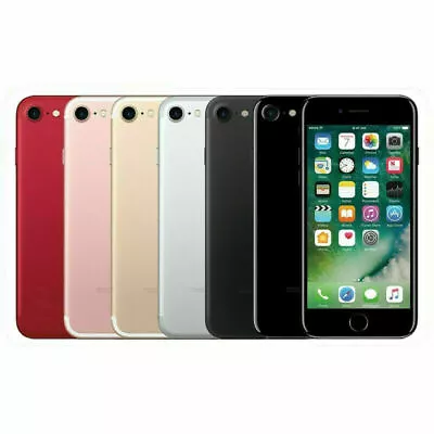 Apple IPhone 7 - 32GB 128GB 256GB-Unlocked SIM Free Smartphone Colours Excellent • £59.99