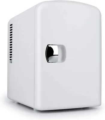 Mini Fridge UV-C Disinfectant Light 4L / 6 Cans Cools & Warms Mains Or 12V Whit • £24.95