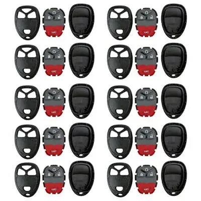 Remote Fob Case Rubber Pad Shell 4B Compatible With GM KOBGT04A (10 Pack) • $22.92