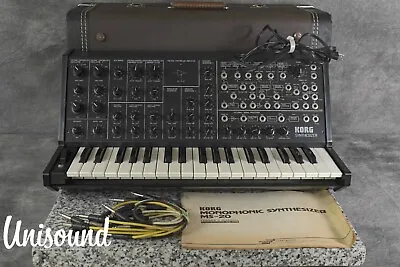 KORG MS-20 Analog Vintage Synthesizer W/ Hard Case In Very Good Condition. • $1950