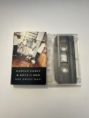 One Sweet Day Single Mariah Carey Boys II Men Cassette 1995 Columbia Album Live • $6.99