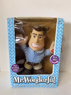 Mr. Wonderful Talking Interactive Doll 2003 - 16 Phrases - Tested Working • $25