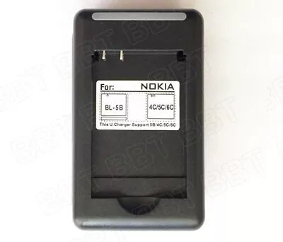 $1.99 • Buy New For Nokia BL-5C/5B/4C/6C 1110 1200 1280 3220 1110 6020 1616 6600 Charger