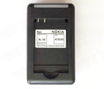 $1.99 • Buy New For Nokia BL-5C/5B/4C/6C 5100 6100 6101 2600 3500 6131 2720 7610 Charger