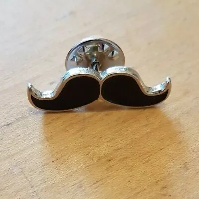 £1.29 • Buy Moustache Novelty Pin Badge. Movember.  A009