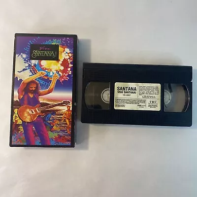 Viva Santana! (VHS 1988 CMV Enterprises) Carlos Santana Woodstock Ed Sullivan • $13.31