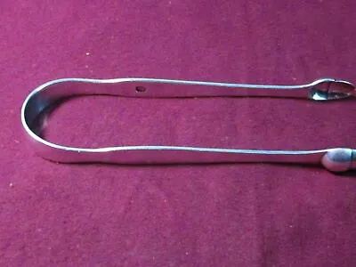 Sterling J Steward London  SUGAR TONGS ACORN STYLED ENDS 5 1/4  No Mono • $109.60