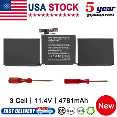 A1708 A1713 Battery For MacBook Pro 13 Inch Late 2016 Mid 2017 EMC 2978 EMC 3164 • $32.95