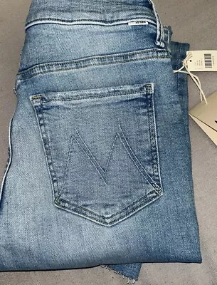 MOTHER Size 32 The Insider Crop Step Fray Jean Limited Edition Wash | AUTHENTIC • $99.99