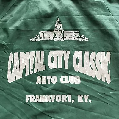 VTG Capital City Classics ￼auto/ Club Car Windbreaker Jacket XL Frankfort KY • $49.99