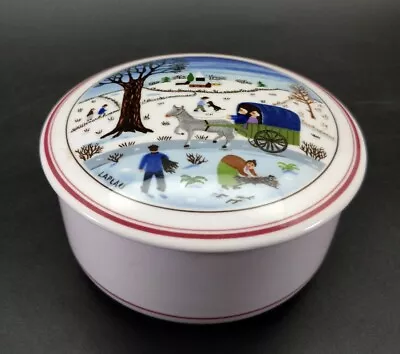 Villeroy & Boch Naif Christmas Laplau Trinket Box With Lid • $20.90