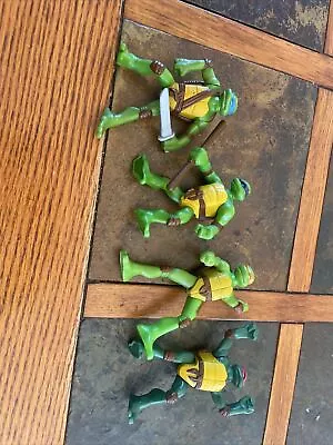 McDonald's Teenage Mutant Ninja Turtles Figure 5  Tall TMNT 2007 Lot Of 4 • $10