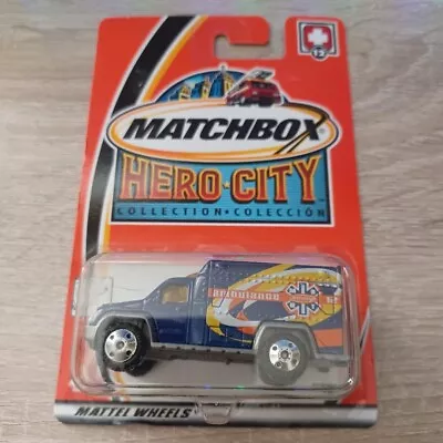 Matchbox 1/64 Diecast Hero City To The Rescue Blue Ambulance • $2.80