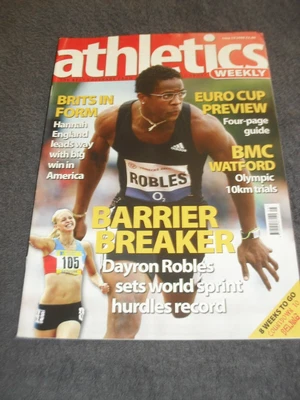 £0.99 • Buy Athletics Weekly Issue June 19th 2008,Dayron Roble,Hannah England