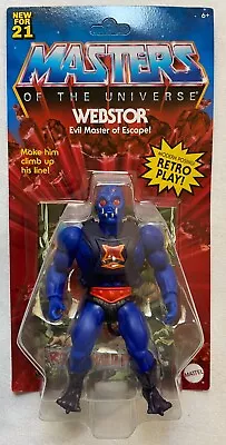 Mattel Masters Of The Universe Origins WEBSTOR Wave 6 English Card 2021 New • $12.50