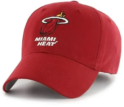 Miami Heat Red Hat Mvp Authentic Nba Basketball Team Adjustable New Cap • $21.99