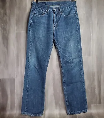 Levis Jeans Men 31x32 514 Straight Leg Low Rise 100% Cotton Denim Pants • $19.99