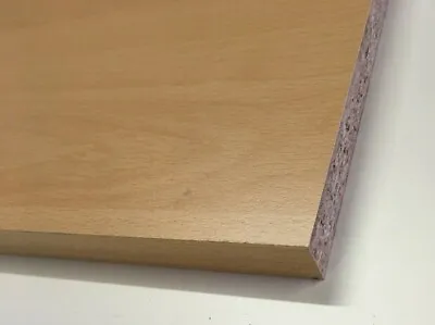 £10 • Buy 15mm Ellmau Beech Melamine Faced Chipboard Wood Shelving Board 1200mm Length