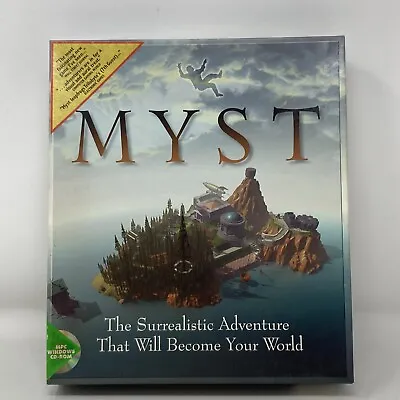 Myst Windows CD-ROM PC Big Box Complete In Box CIB (S12) • $34.99