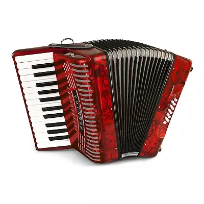 Hohner Accordions 1303 12 Bass Entry Level Piano Accordion In Red Finish • $549.99