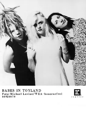Babes In Toyland - Promo Photo 1993 - Spanking Machine - Fontanelle Painkillers • £12.23