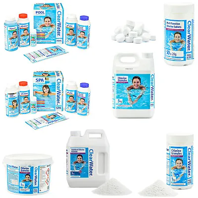 ClearWater Lay-Z-Spa Swimming Pool Hot Tub Chemicals Accessories Starter Kits • £37.85