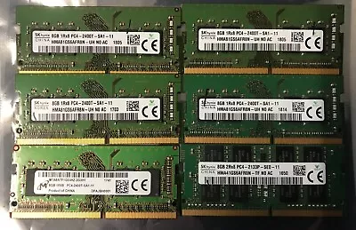Mixed Brand & Speed 8GB PC4-2400T 2133P Sodimm Tested • $25