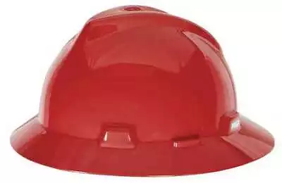 Msa Safety 454736 Full Brim Hard Hat Type 1 Class E Pinlock (4-Point) Red • $16.59