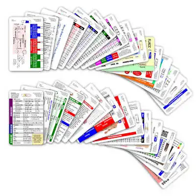 Comprehensive Vertical Badge Card Set - 30 Cards - Reference Pocket ID Card  • $35.99