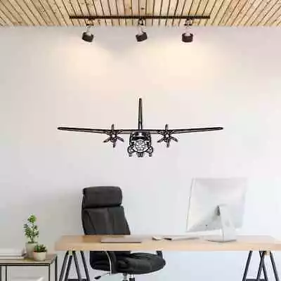 Wall Art Home Decor 3D Acrylic Metal Plane Aircraft USA Silhouette C-27J • $87.99