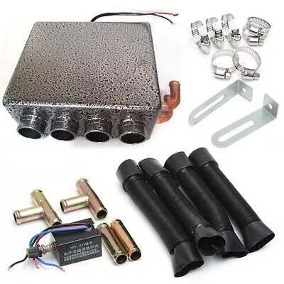 Auto Cab Underdash Compact Heater Copper Tube + Speed Switch Fast Fit D 5/8'' • $58.90