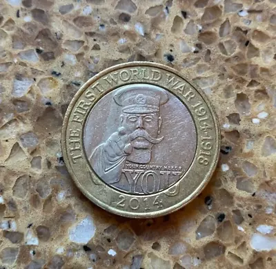 1914-1918 First World War Lord Kitchener £2 Coin - Your Country Needs You 2014 • £6