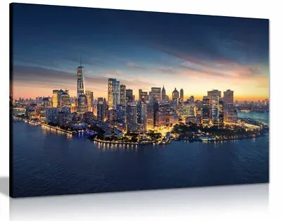 £39.99 • Buy New York Skyline Canvas Wall Art Picture Print Home Decor