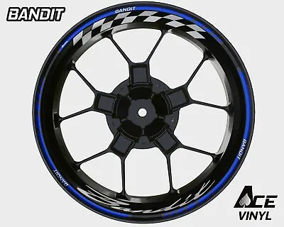 Suzuki Bandit Wheel Decals Rim Stickers Tape Graphic Rims Stripes Gsf Gsx Gsr • $44.99