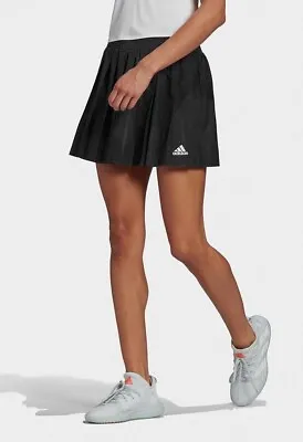 $39.99 • Buy Adidas Womens Black Tennis Club Pleat Skirt Size Small GL5468 BNWT Brand New