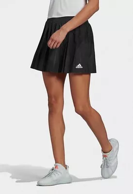 $39.99 • Buy Adidas Womens Black Tennis Club Pleat Skirt Size Small GL5468 BNWT Brand New